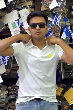 White Polo T-shirt